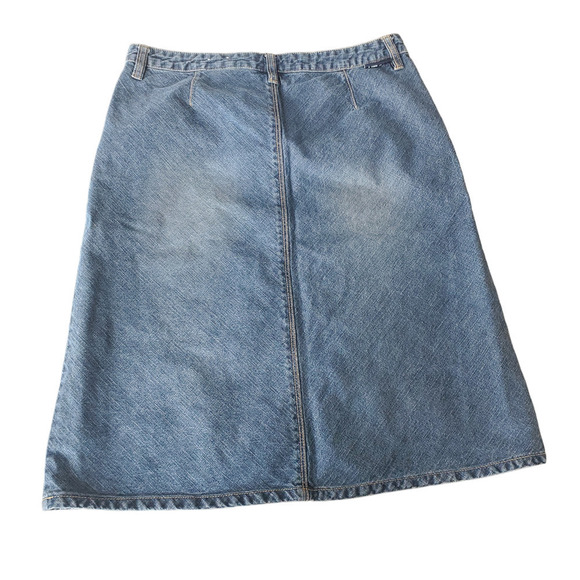 Unionbay A Line Midi Denim Skirt Size 9 - Picture 2 of 7